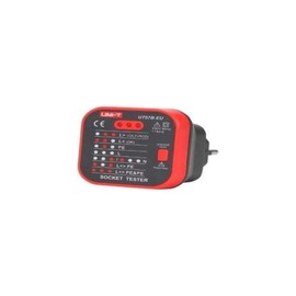 UNI-T UT07B-EU Series UT07 Socket Tester with RCD for EU Plug, 230V, 50/60Hz