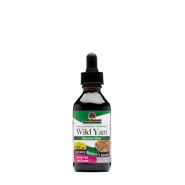 Natures Answer Wild Yam Root Organic Alcohol 2 oz