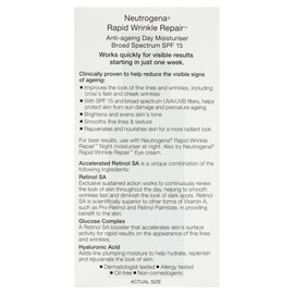 Neutrogena Rapid Wrinkle Repair Retinol Anti Ageing Day Moisturiser SPF15 29mL