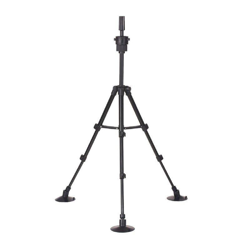 Wig Stand Plastic Aluminum Adjustable Height Mannequin Head Stand for