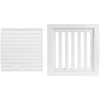 Repa Market White Adjustable Ventilation Grill - Louvered Air Vent
