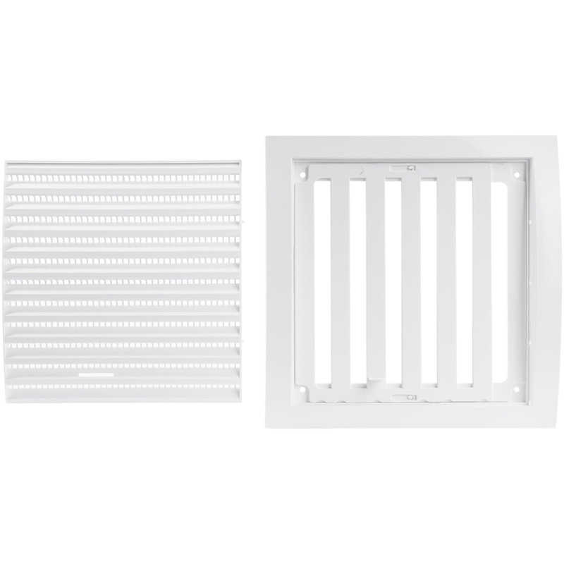 Repa Market White Adjustable Ventilation Grill - Louvered Air Vent