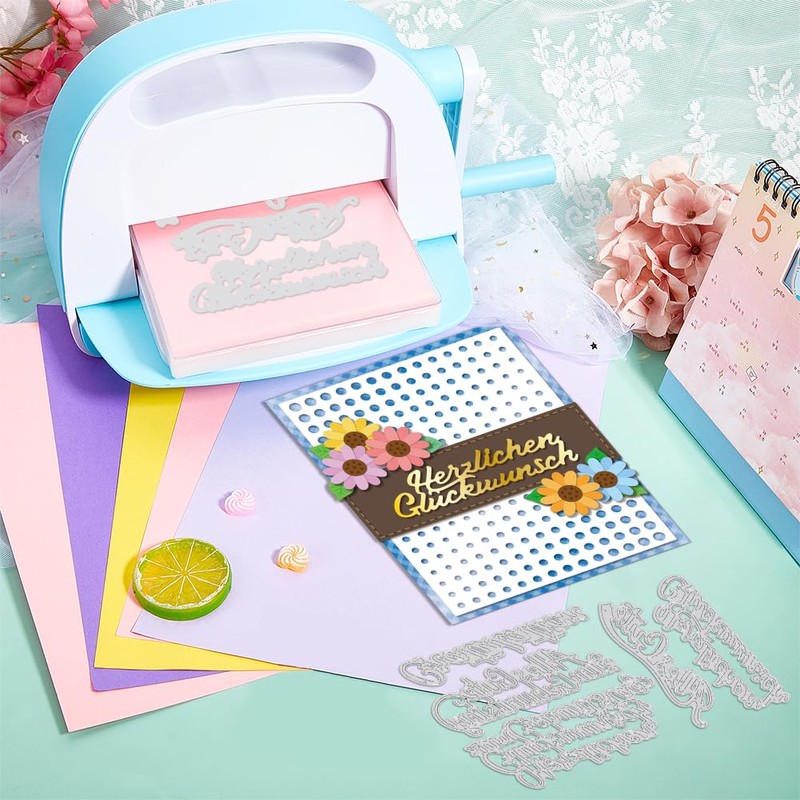 GLOBLELAND 3D Cutting Dies for Square Boxes, Metal Photo Frame,
