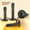 50Pcs Wafer Head Self Tapping Screws,M4.2x38mm Self Drilling Screws for