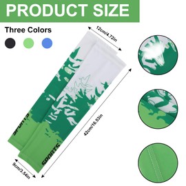 JUPSK 3 Pairs Arm Sleeves Men, UV Protection Arm Sleeves Cooling Arm Cover Summer Outdoor Arm Sleeves Sun Protection Arm Sleeves Compression Sleeves