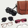 BOBOAR Sunglasses Case Leather Soft Holder Eyeglass Slim Glasses Pouch