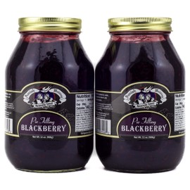 Amish Wedding Blackberry Pie Filling 32 Ounces (Pack of 2)