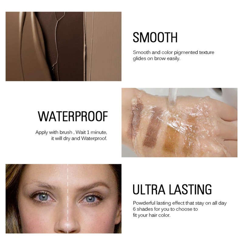 SACE LADY 3D Eyebrow Gel Long Lasting 24 Hours Waterproof