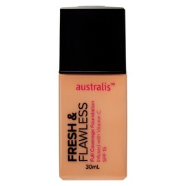 Australis Fresh & Flawless Full Coverage Foundation - Golden Nude