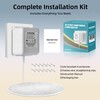 24V AC Doorbell Transformer - 18ft Long Cable Adapter, Universal