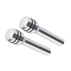 2 PCS Car Door Lock Knobs, Aluminum Pin Handle Kit,