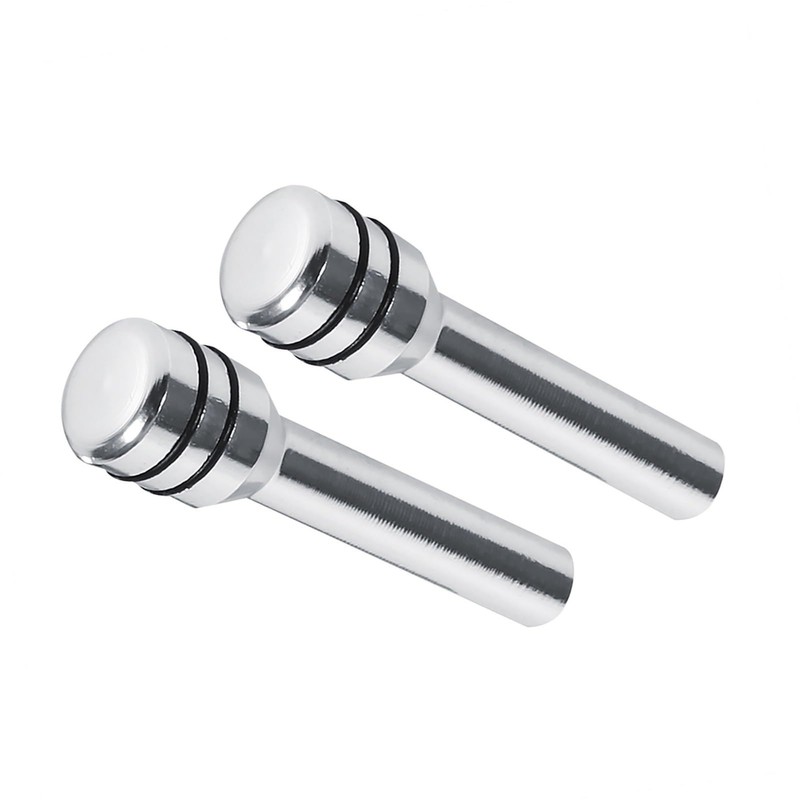 2 PCS Car Door Lock Knobs, Aluminum Pin Handle Kit,