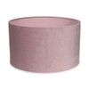 Modern Blush Pink Velvet Cylinder Ceiling Pendant Lampshade/Table Lamp Drum