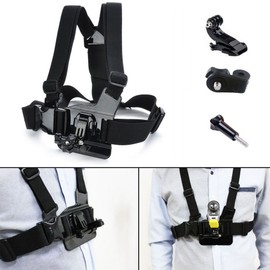 Adjustable Chest Body Harness Belt Strap Mount for Sony Action Cam HDR-AS100v AS30V AEE AS15 AS30 GoPro Hero 4 3+ 3 2 1 SJ1000 Sport Action Cam Camera Accessories