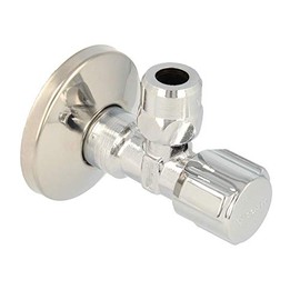 Schell Comfort Corner Regulating Valve 1/2 Inch with Length Compensation 3/8 Inch x 10 mm Set of 2