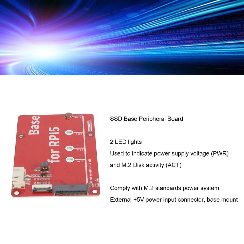 NVPI5 2280B SSD Base Peripheral Board M.2 Standard 2280 PIP