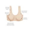 Wacoal brasier deportivo con aros para mujer, Piel (Naturally Nude),