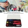 1201Pcs Electrical Wire Terminal Set Cold Pressed with Red Plier
