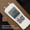 Digital Manometer, 150 Kpa Differential Pressure Meter, Handheld Differential Gauge