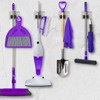 KLEBV Broom Holder Wall Mount Screw Drilling, Sturdy Heavy Duty