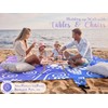 WEKAPO Beach Blanket Waterproof Sandproof Oversized Extra Large Sand Free