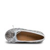 Bisgaard Unisex Children's Lucy Ballet Flat, Silver glitter
