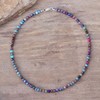 Unbranded Galaxy Sea Sediment Jasper 4mm Beaded Choker Healing Dainty