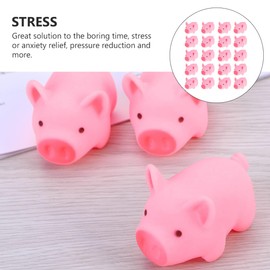 TOYANDONA 20pcs Mini Squeaky Pig Dog Toy Squeaky Pig Toy Rubber Pig Dog Toy Pig Toy Pig