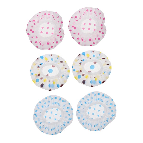 WOONEKY 6-pack Baby Boys and Girls Shower Cap Thickened Bathing
