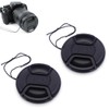 2 pcs Universal Camera Lens Front Caps 52mm with Secure