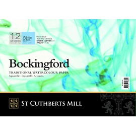 St Cuthberts Mill Bockingford Watercolour Pad A4 210 x 297mm Watercolour Paper Pad