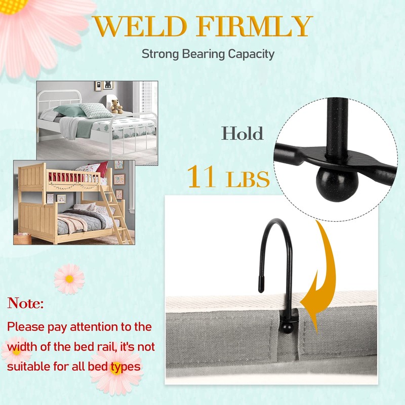 Ozzptuu Bedside Storage Caddy/Bedside Hanging Storage Bag for Headboards Bunk