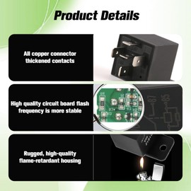 2 Pack 4/5 Pin 12V Relay 30/40 A Multi-Purpose Automotive Truck Relay,Heavy Duty Standard Relay Kit for Car Motorcycle Truck Compatible with Mondeo,JD1912 Automotive Relay (5 Pin 30A Relay)