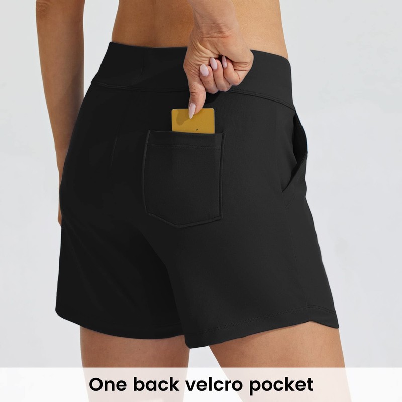 WILLIT Swimming Shorts Women's Swimming Trunks Board Shorts Quick Drying