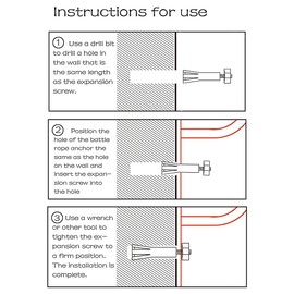 Peakloong Battle Rope Anchor Stake Kit Wall Mount Bracket Metal for Strength Training Gym Hammock Suspension Straps Yoga
