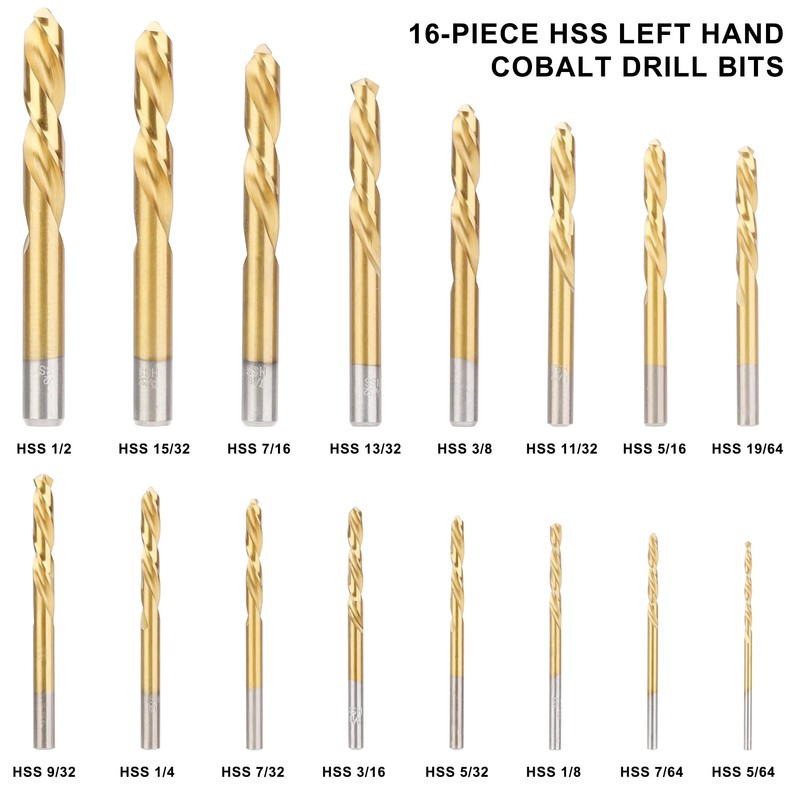 WYNNsky 49PCS Screw Extractor Drill Bit Set, Nut Remover Set,