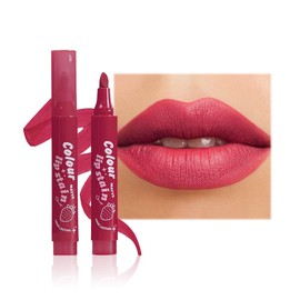 Hxssll Lip Stain, Waterproof lip tint, Matte Color Look, Longlasting All Day Wear Lip Color, Smudge Proof Natural Finish, Precise Chisel Tip Marker,non sticky lip gloss,kiss proof lip color 02#