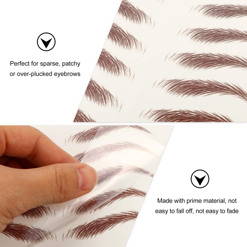 KESYOO Eyebrow Stickers 6D Eyebrow Decal Sticker Tattoo Eyebrow Eyebrow
