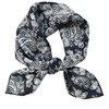 Prettystern Unisex Hand Rolled Silk Scarf for Men and Women