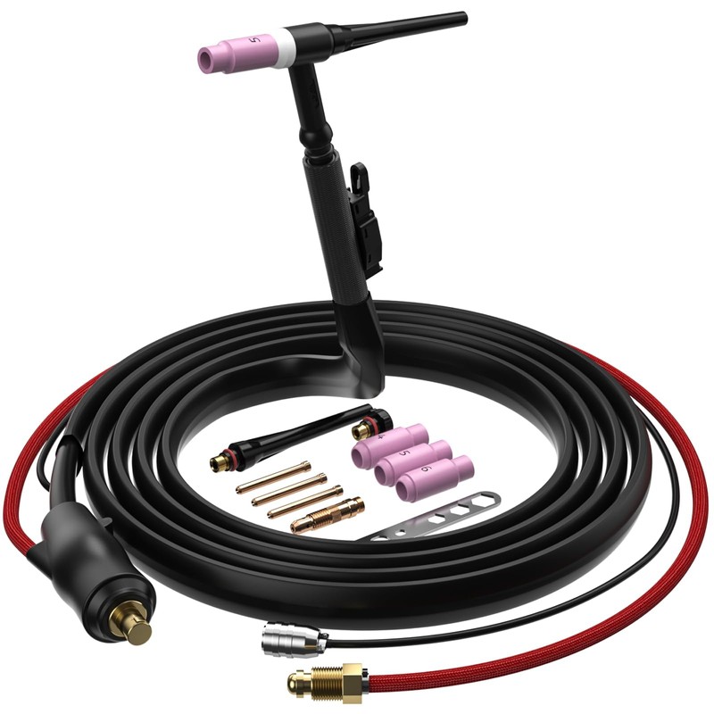 ARCCAPTAIN TIG Torch with High-Frequency Ignition, WP-17 Air-cooled Argon TIG