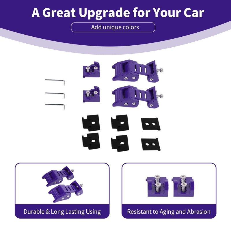 PDKLIN for Jeep Hood Latches Lock Catch Kit for Jeep