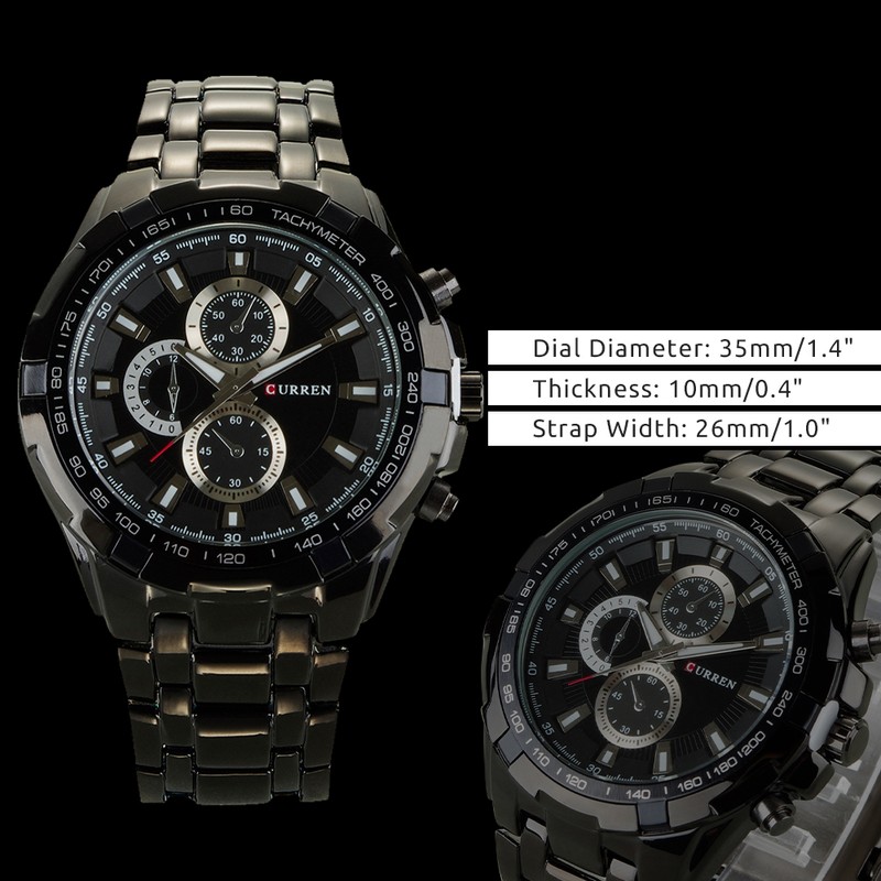 Men Watch Quartz Alloy Business Casual Wrist Watch