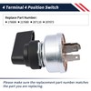 Promrmr 4 Terminal 4 Position Switch Includes Handle & Dust