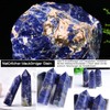 HINATAA Crystal Water Bottle, Removable Healing Natural Quartz Water Bottle,