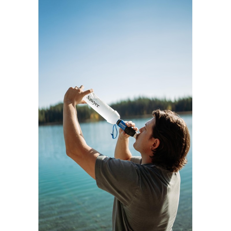 Sawyer Products Squeeze Water Filtration System, Cnoc Premium 1 Liter