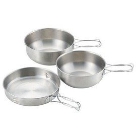 For Frame (Uniflame) Stainless Steel Dinnerware Case Set 3 667866 