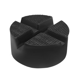 ZIMISI Rubber Cross Slotted Jack Stand Pad, Disk Frame Rail Protector, Anti-Slip Pinch Weld Jack Adapter, Floor Jack Saddle Pad, Car Lift Protection Tool, Universal Vehicle Repair Tool (1PC)
