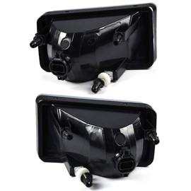 CHEDA Fog Lights Compatible with 2007-2015 Chevy Silverado/Tahoe/Suburban Bumper Lamps Left & Right W/Switch (Smoky Lens) 25883245 25883246 GM2593160