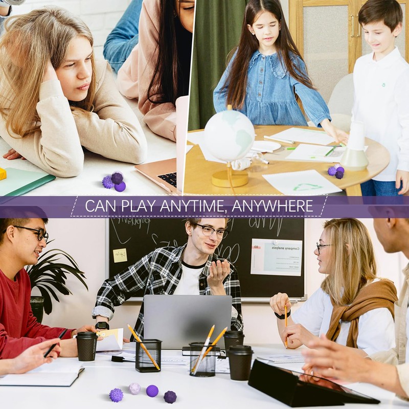 Fidget Toy (Purple/Small - 4 Pieces)