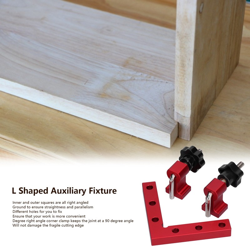 Carpenter Clamping Tool Right Angle Clamp 90° L Shaped Auxiliary